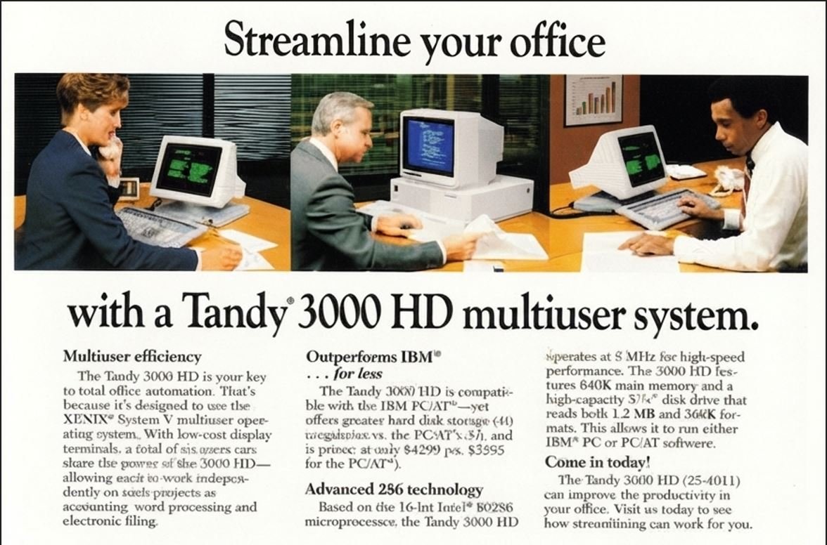 Tandy 3000 Streamline